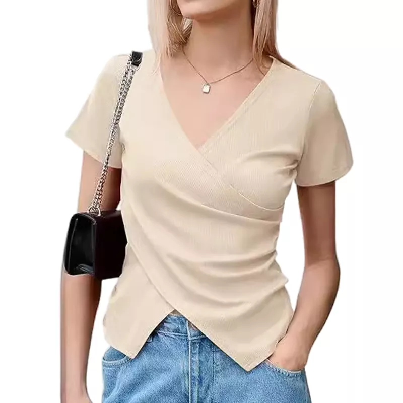 ​Why Is Irregular Design Sense Women's T-shirt A Must-Have For Modern Wardrobes?