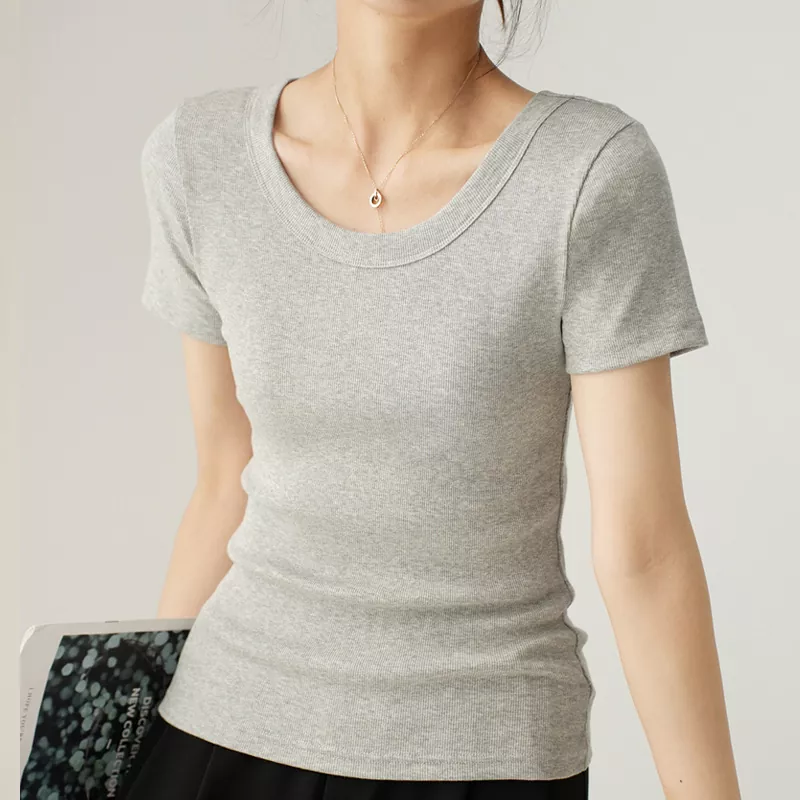 Summer Slimming Short Sleeved Women's T-shirt