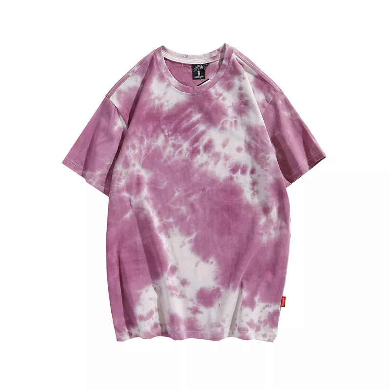 Loose Tie Dye Cotton Women's T-Shirt