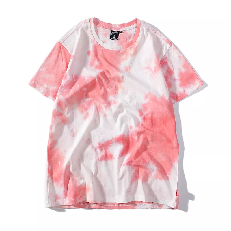 Loose Tie Dye Cotton Women's T-Shirt