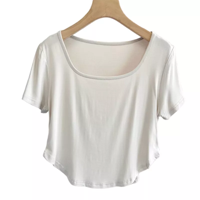 Round Neck Short Sleeve Oversized Women's T-shirt