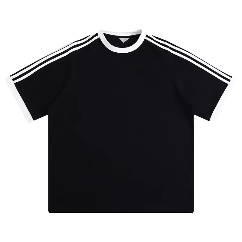 Unisex Color-Block Raglan Sleeve Short-Sleeve Men's T-Shirt