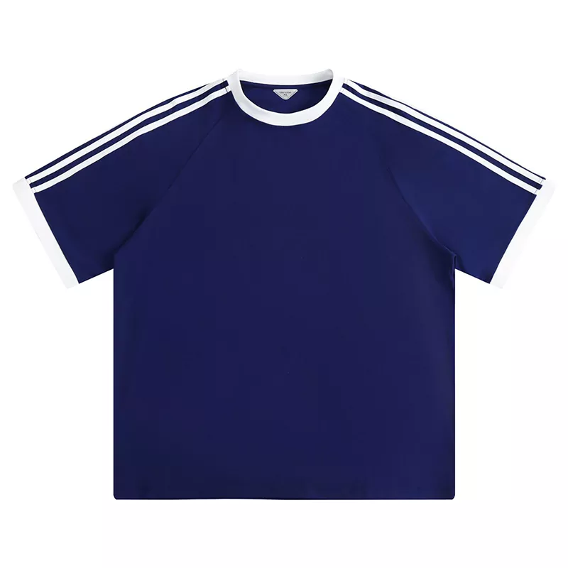 Unisex Color-Block Raglan Sleeve Short-Sleeve Men's T-Shirt