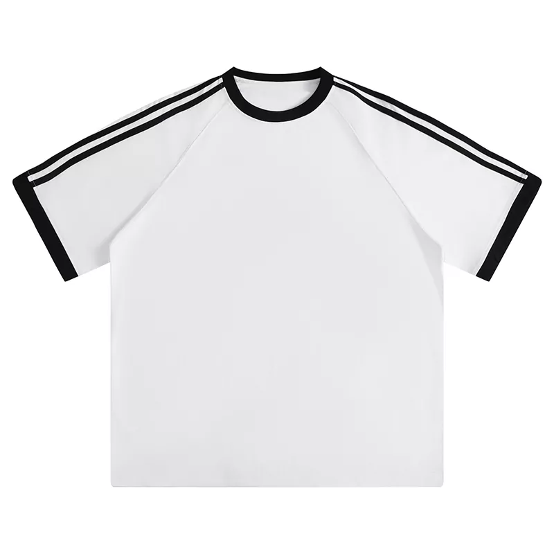 Unisex Color-Block Raglan Sleeve Short-Sleeve Men's T-Shirt